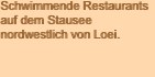 Schwimmende Restaurants